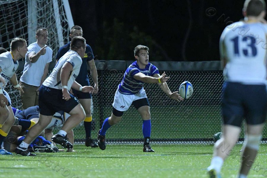 Wheaton Men\'s Rugby vs Mass Maritime.  Photo by Keith Nordstrom